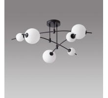 Подвесная светодиодная люстра iLedex Epical 6827-6 BK+WH