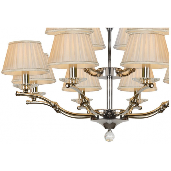 Подвесная люстра iLamp Vivaldi 85125/8+4 CR Подвесная люстра iLamp Vivaldi 85125/8+4 CR