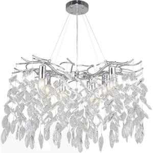 Люстра подвесная хрустальная 2180/09/08P Stilfort, серия RAMO
