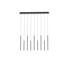 Люстра подвесная Alfa Light F3924-02 black 18W 120*13*H 150