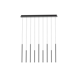 Люстра подвесная Alfa Light F3924-02 black 18W 120*13*H 150