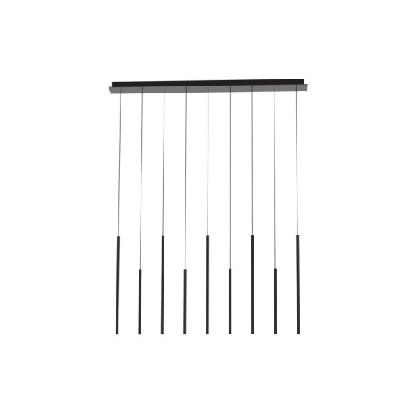 Люстра подвесная Alfa Light F3924-02 black 18W 120*13*H 150