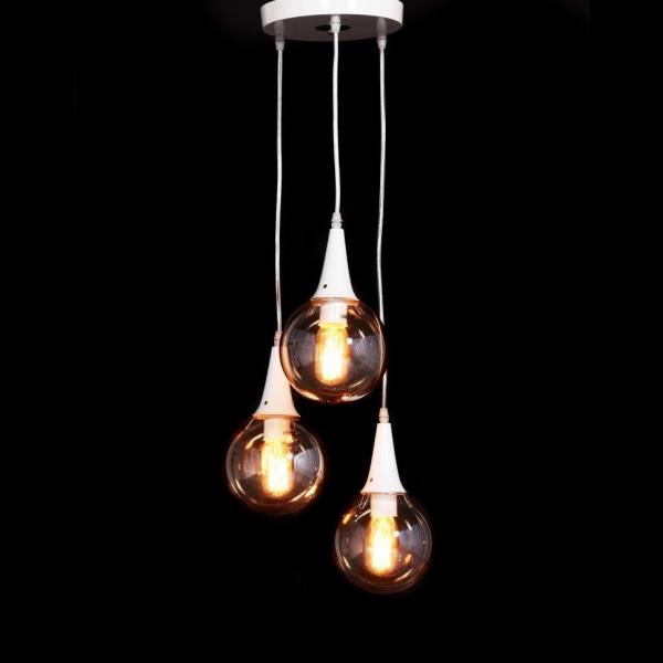 Подвесная люстра Lumina Deco Rocherro LDP 11192-3 WT Подвесная люстра Lumina Deco Rocherro LDP 11192-3 WT