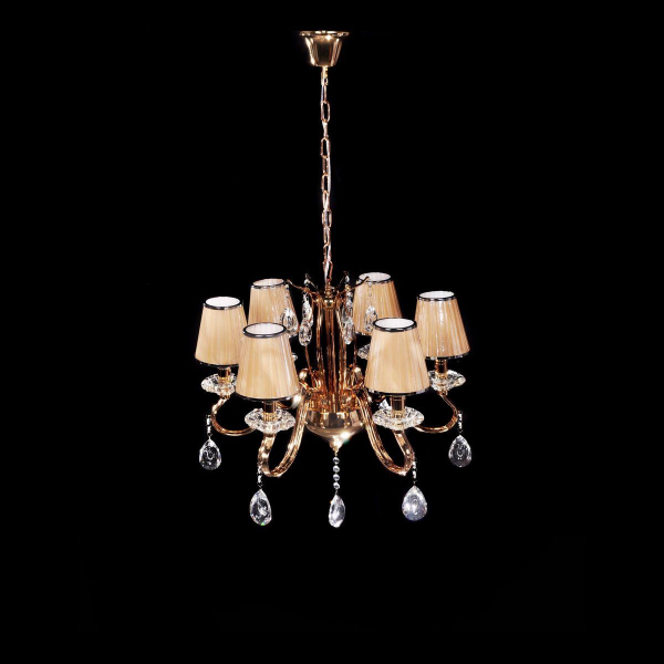 Подвесная люстра Lumina Deco Finezzia LDP 9267-6 GD Подвесная люстра Lumina Deco Finezzia LDP 9267-6 GD
