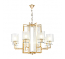 Подвесная люстра Lumina Deco Manhattan LDP 8012-8 F.GD