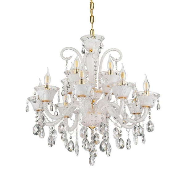 Подвесная люстра Lumina Deco Eliza LDP 7028-8+4 WT Подвесная люстра Lumina Deco Eliza LDP 7028-8+4 WT