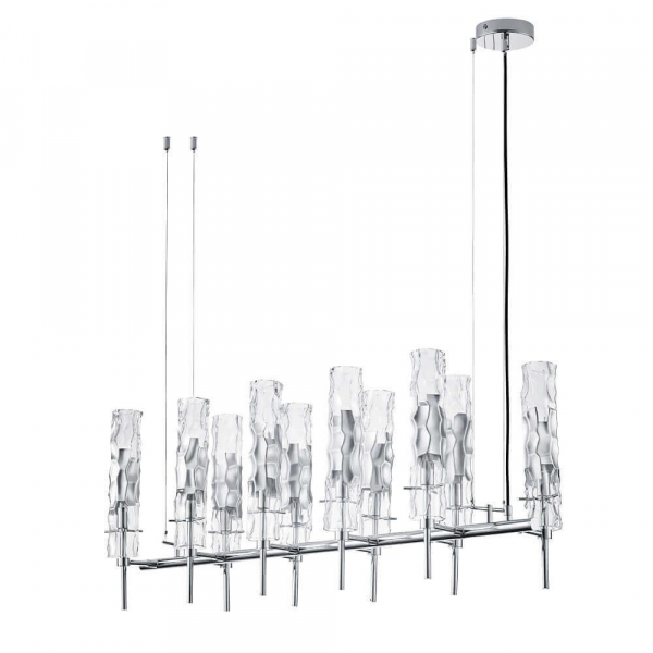 Подвесная люстра Crystal Lux Primavera SP10 Chrome Подвесная люстра Crystal Lux Primavera SP10 Chrome