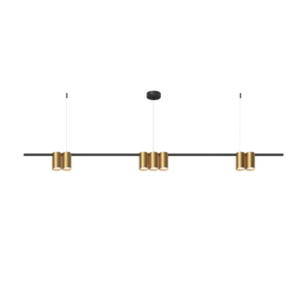 Подвесная люстра Denkirs Orbit DK4063-BK+SG