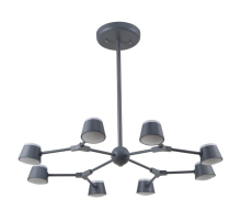 Подвесная люстра Crystal Lux MADRID SP8 GRAY