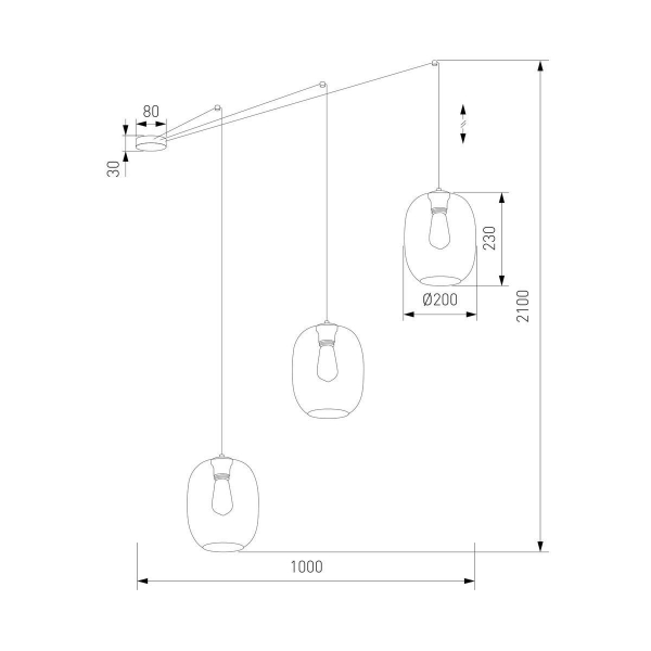 Подвесная люстра TK Lighting 5972 Elio Подвесная люстра TK Lighting 5972 Elio