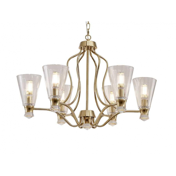 Подвесная люстра Newport Margaret 4736/C gold М0070459 Подвесная люстра Newport Margaret 4736/C gold М0070459