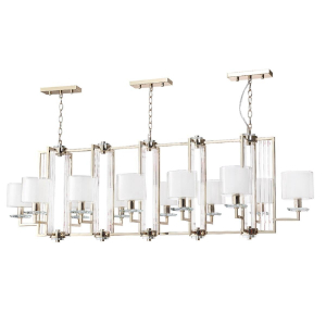 Подвесная люстра Crystal Lux Nicolas SP12 L1600 Gold/White