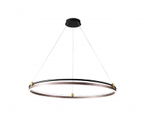 Подвесная люстра Crystal Lux FERNANDO SP88W LED D1000 COFFEE/BLACK