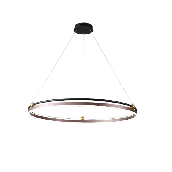 Подвесная люстра Crystal Lux FERNANDO SP88W LED D1000 COFFEE/BLACK Подвесная люстра Crystal Lux FERNANDO SP88W LED D1000 COFFEE/BLACK