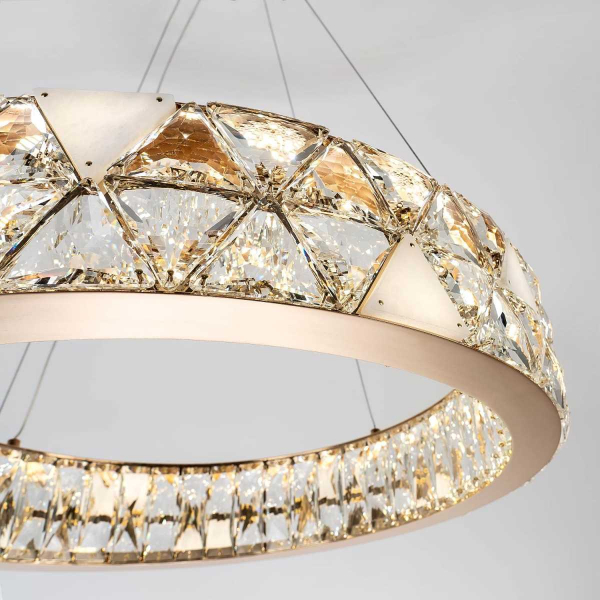 Подвесная светодиодная люстра Modelux Premium ML.6982.600P GD