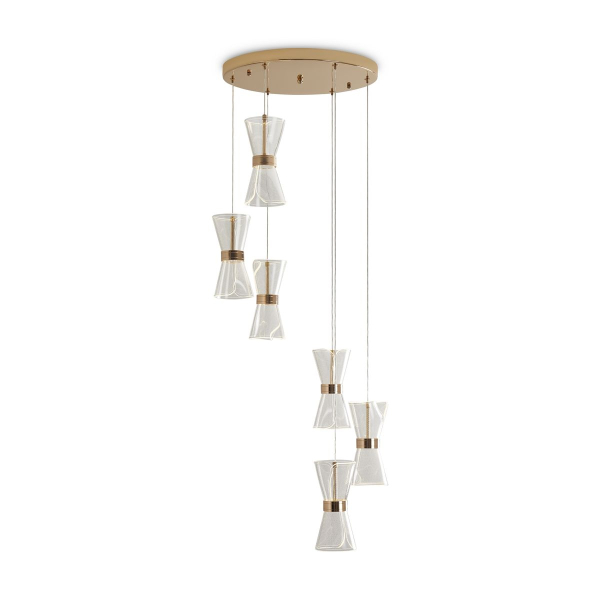 Подвесная светодиодная люстра Freya Dress FR5438PL-L37G