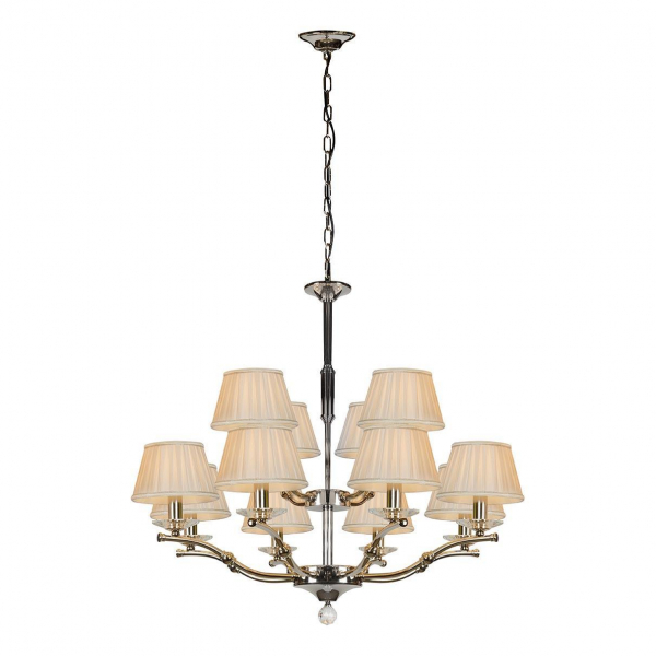 Подвесная люстра iLamp Vivaldi 85125/8+4 CR Подвесная люстра iLamp Vivaldi 85125/8+4 CR