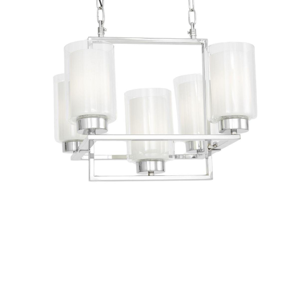 Подвесная люстра Lumina Deco Lino LDP 1239-5 CHR Подвесная люстра Lumina Deco Lino LDP 1239-5 CHR