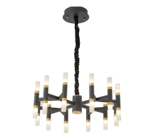 Подвесная люстра Lumina Deco Richmond LDP 6035-24 BK+GD