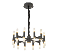 Подвесная люстра Lumina Deco Richmond LDP 6035-24 BK+GD