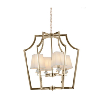 Подвесная люстра Lumina Deco Montero LDP 1249-4 GD+WT
