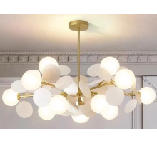 Люстра подвесная Alfa Light F2024-22 E27 Медный цвет