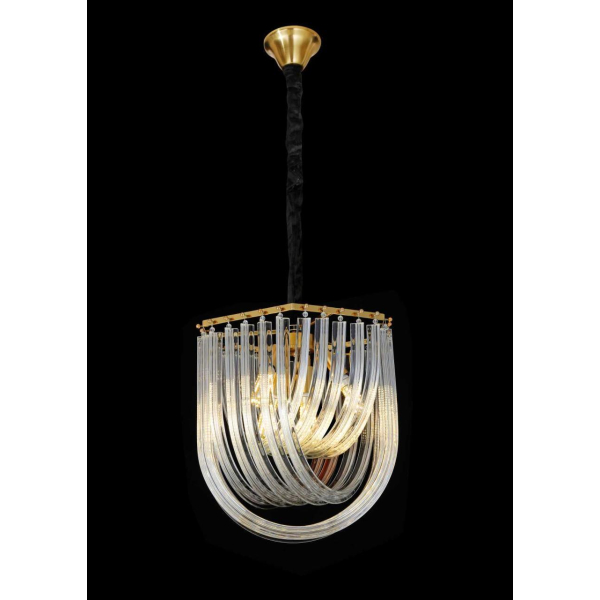 Люстра подвесная Alfa Light F4024-57 400mm AB color E14*8