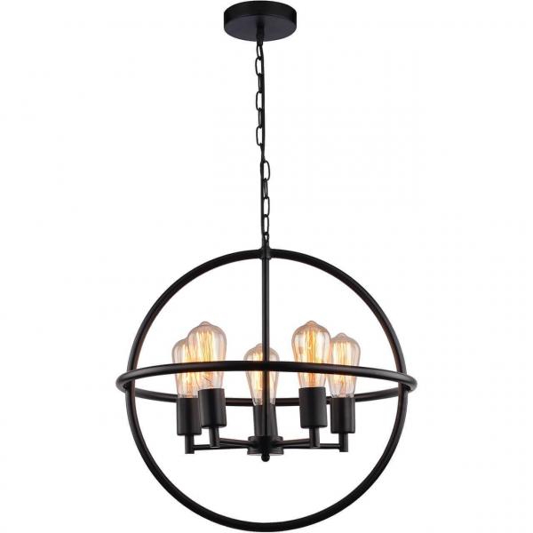 Подвесная люстра Toplight Alayna TL1188H-05BK Подвесная люстра Toplight Alayna TL1188H-05BK