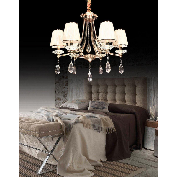 Подвесная люстра Lumina Deco Dominni LDP 9268-6 GD Подвесная люстра Lumina Deco Dominni LDP 9268-6 GD
