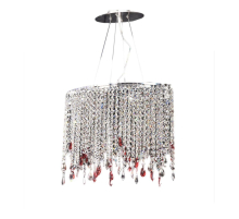 Подвесная люстра Lumina Deco Aldonea LDP 7051-4 CHR