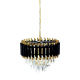 Подвесная люстра Lumina Deco Funneli LDP 6003-400 BK+F.GD