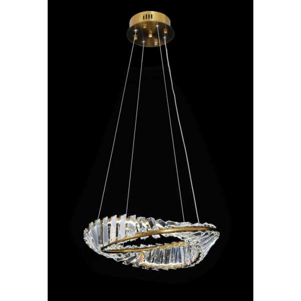 Люстра подвесная Alfa Light F4024-67 φ400 GD LED 52+52W Люстра подвесная Alfa Light F4024-67 φ400 GD LED 52+52W