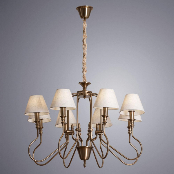 Подвесная люстра Arte Lamp Agio A6086LM-8PB Подвесная люстра Arte Lamp Agio A6086LM-8PB