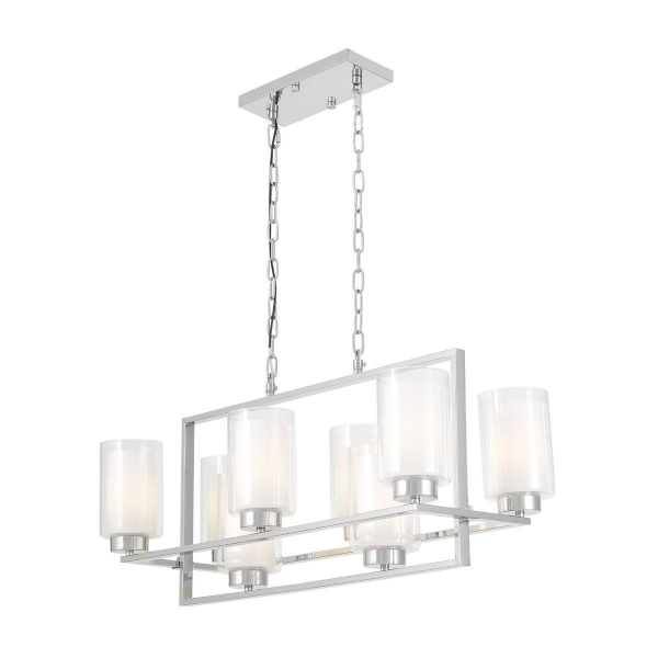 Подвесная люстра Lumina Deco Lino LDP 1239-8 CHR Подвесная люстра Lumina Deco Lino LDP 1239-8 CHR