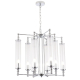 Подвесная люстра Crystal Lux Tomas SP8 D650 Chrome