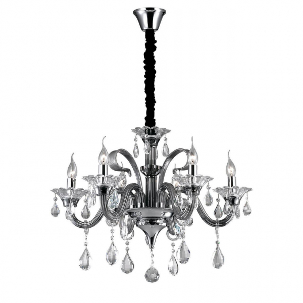 Подвесная люстра Ideal Lux Colossal SP6 Grigio 081502 Подвесная люстра Ideal Lux Colossal SP6 Grigio 081502