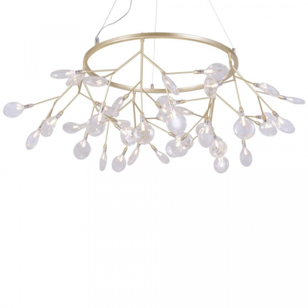 Подвесная люстра Crystal Lux Evita SP45 D Gold/Transparent Подвесная люстра Crystal Lux Evita SP45 D Gold/Transparent