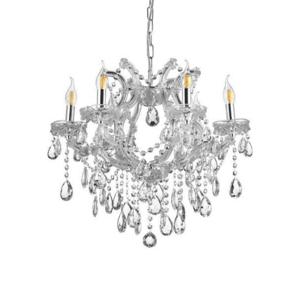 Подвесная люстра Lumina Deco Eliza LDP 7029-6 CHR Подвесная люстра Lumina Deco Eliza LDP 7029-6 CHR