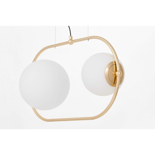 Подвесная люстра Lumina Deco Panari LDP 1210-2-PR GD Подвесная люстра Lumina Deco Panari LDP 1210-2-PR GD