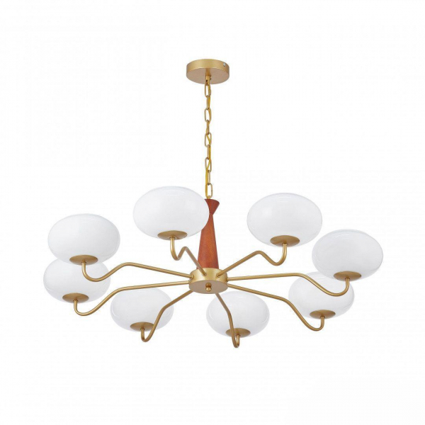 Подвесная люстра Arte Milano Napoli 310166/D900/8 BS/WD Подвесная люстра Arte Milano Napoli 310166/D900/8 BS/WD