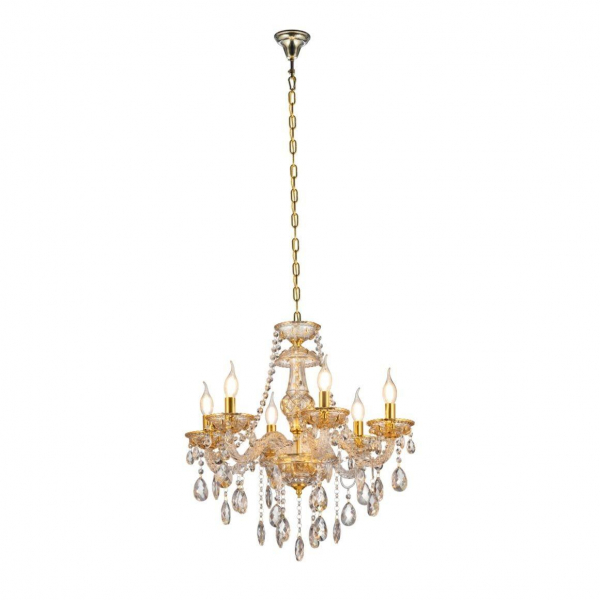 Подвесная люстра Lumina Deco Eliza LDP 7025-6 GD Подвесная люстра Lumina Deco Eliza LDP 7025-6 GD