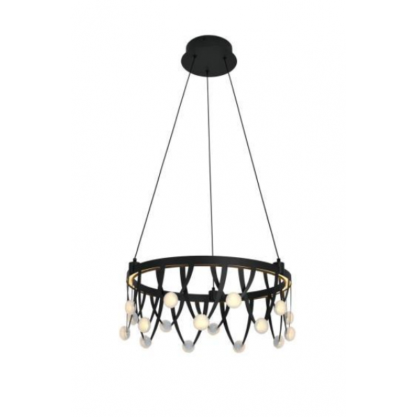 Люстра подвесная Alfa Light F3924-82 BLACK 47W Φ45*H15 0