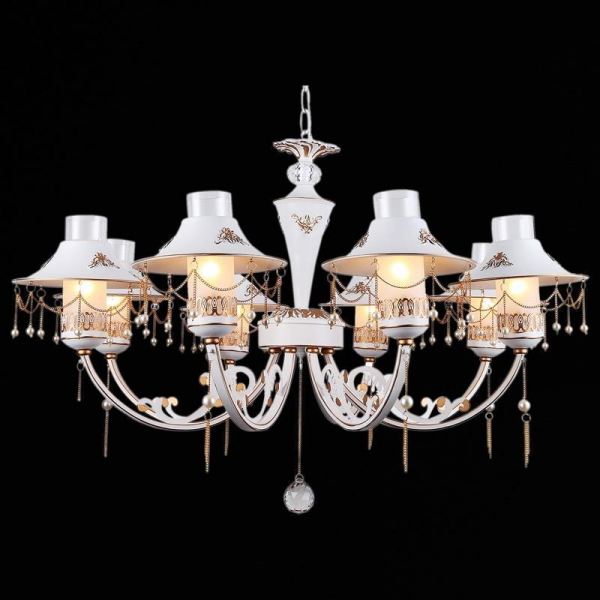 Подвесная люстра Illumico IL6055-8PAU-59 WT GD Подвесная люстра Illumico IL6055-8PAU-59 WT GD