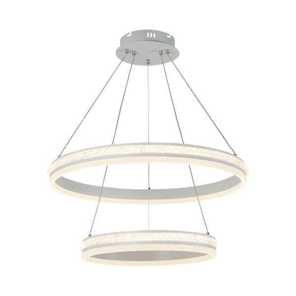 Подвесная светодиодная люстра Profit Light 6040/2 WHT Подвесная светодиодная люстра Profit Light 6040/2 WHT
