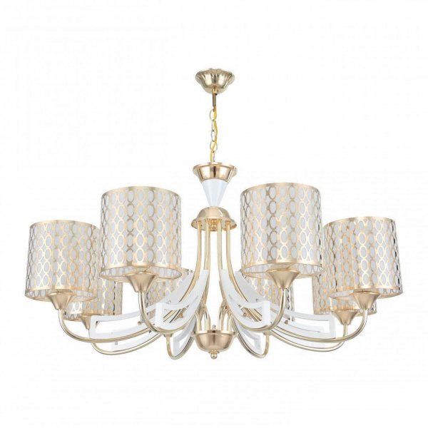 Подвесная люстра Arte Milano Florentia-3387 303387/8 Wh/Gd Подвесная люстра Arte Milano Florentia-3387 303387/8 Wh/Gd