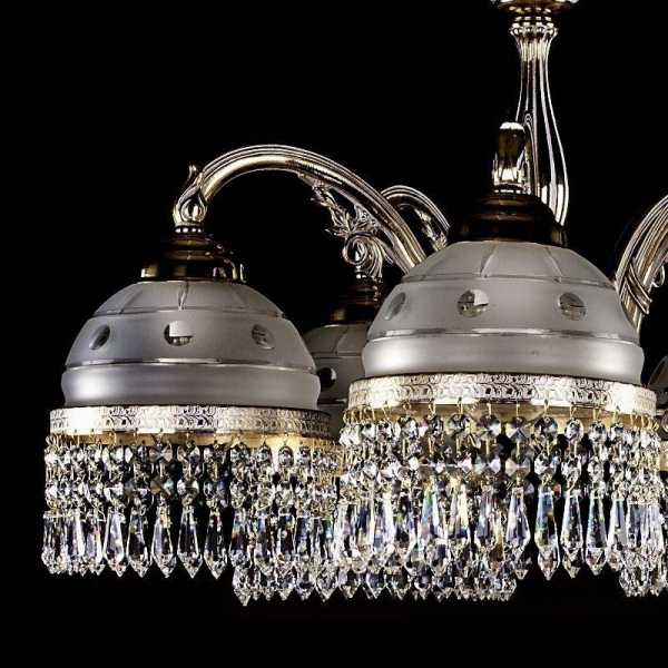Подвесная люстра Artglass Cassandra V. White Gold CE Подвесная люстра Artglass Cassandra V. White Gold CE