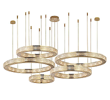 Горизонтальная композиция Newport 8560 из пяти колец золото №188 S8560_188G