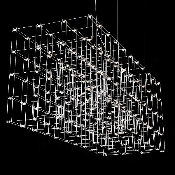 Подвесная люстра Imperium Loft Quasar Cosmos Square Led Pendant Light 80/80/200 252290-22
