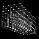 Подвесная люстра Imperium Loft Quasar Cosmos Square Led Pendant Light 80/80/200 252290-22