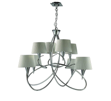 Подвесная люстра Mantra Mara Chrome - White 1654